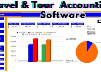 Automatic Accounting software in Excel for Travel And Tours Business ...